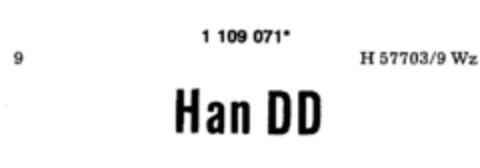 Han DD Logo (DPMA, 23.04.1987)