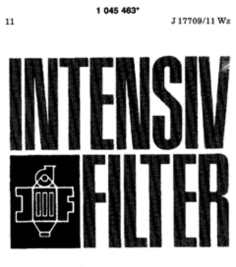 INTENSIV FILTER Logo (DPMA, 27.07.1982)