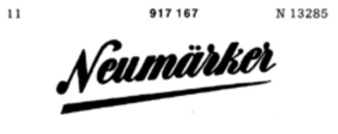 Neumärker Logo (DPMA, 06.11.1972)