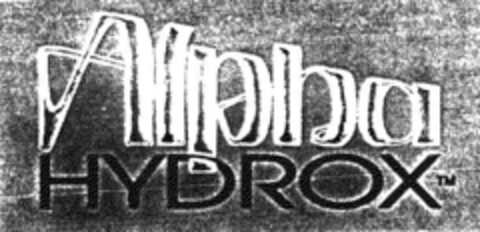 Alpha HYDROX Logo (DPMA, 19.06.1992)