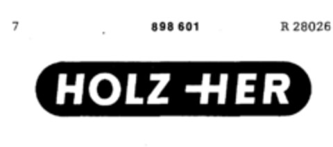 HOLZ HER Logo (DPMA, 09.07.1971)