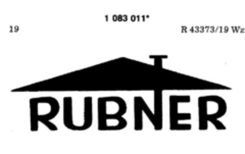 RUBNER Logo (DPMA, 26.07.1985)