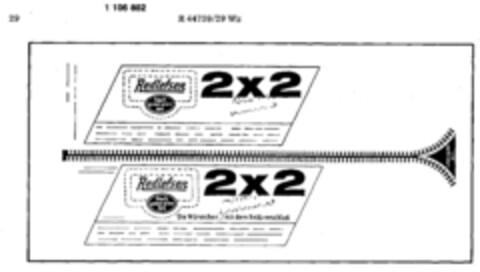 Redlefsen 2x2 Logo (DPMA, 03.10.1986)