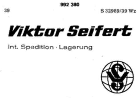 Viktor Seifert Logo (DPMA, 02.04.1979)