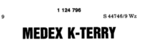 MEDEX K-TERRY Logo (DPMA, 24.04.1987)