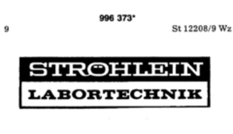 STRÖHLEIN LABORTECHNIK Logo (DPMA, 15.12.1979)