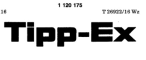 Tipp-Ex Logo (DPMA, 10/14/1987)