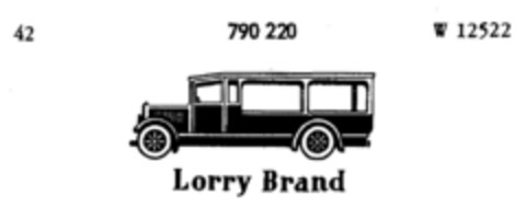 Lorry Brand Logo (DPMA, 04.03.1961)