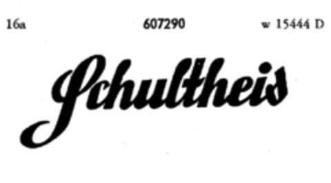 Schultheis Logo (DPMA, 21.03.1949)