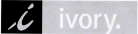 i ivory. Logo (DPMA, 21.03.2001)