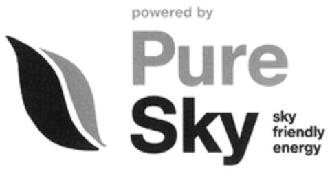 powered by PURE SKY sky friendly energy Logo (DPMA, 11.06.2010)