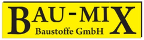 BAU-MIX Baustoffe GmbH Logo (DPMA, 08/10/2012)
