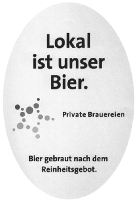 Lokal ist unser Bier. Logo (DPMA, 08.10.2012)
