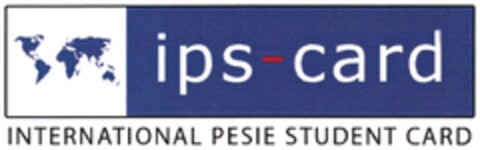 ips-card INTERNATIONAL PESIE STUDENT CARD Logo (DPMA, 19.07.2013)