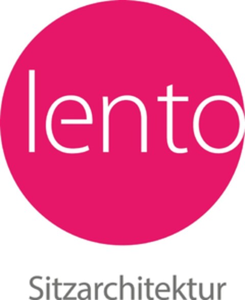 lento Sitzarchitektur Logo (DPMA, 05.10.2017)