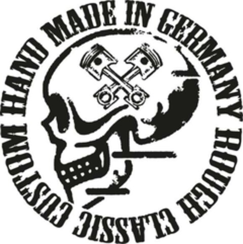 ROUGH CLASSIC CUSTOM HAND MADE IN GERMANY Logo (DPMA, 13.08.2019)