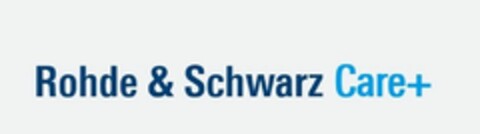 Rohde & Schwarz Care+ Logo (DPMA, 08.10.2021)