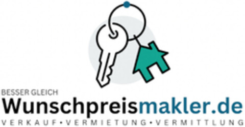 BESSER GLEICH Wunschpreismakler.de VERKAUF · VERMIETUNG · VERMITTLUNG Logo (DPMA, 12.01.2023)
