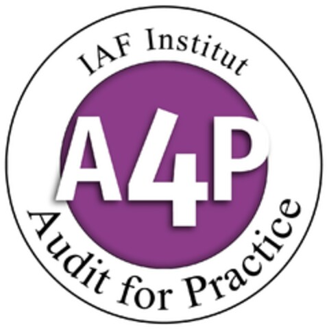 A4P IAF Institut Audit for Practice Logo (DPMA, 28.06.2024)