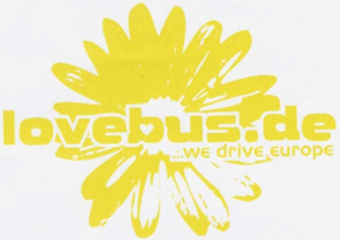 lovebus.de we drive europe Logo (DPMA, 07.06.2002)