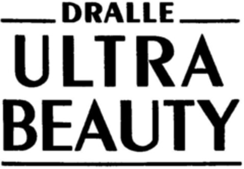 DRALLE ULTRA BEAUTY Logo (DPMA, 01/04/1996)