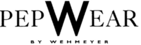 PEP WEAR BY WEHMEYER Logo (DPMA, 10.07.1996)