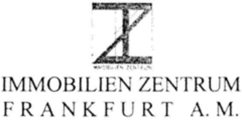 IMMOBILIEN ZENTRUM FRANKFURT A.M. Logo (DPMA, 05.08.1999)