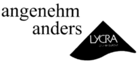 angenehm anders LYCRA Logo (DPMA, 04.09.1999)