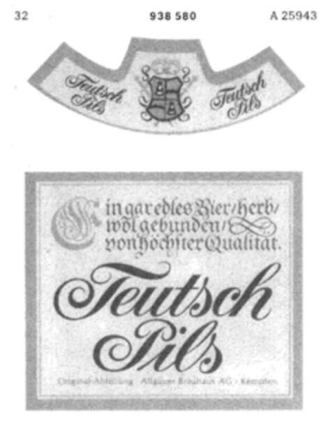 Teutsch Pils Logo (DPMA, 30.04.1974)