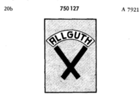 ALLGUTH Logo (DPMA, 09/16/1958)