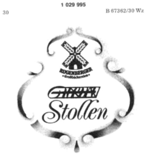 RUGENBERGER Großbäckereien Stollen Logo (DPMA, 04.02.1981)