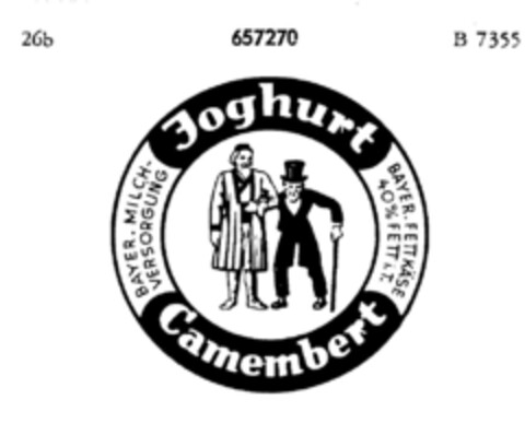 Joghurt Camembert Logo (DPMA, 21.05.1953)