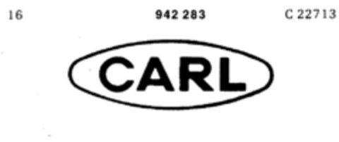 CARL Logo (DPMA, 30.11.1972)