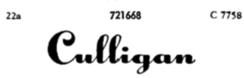 Culligan Logo (DPMA, 02/11/1958)