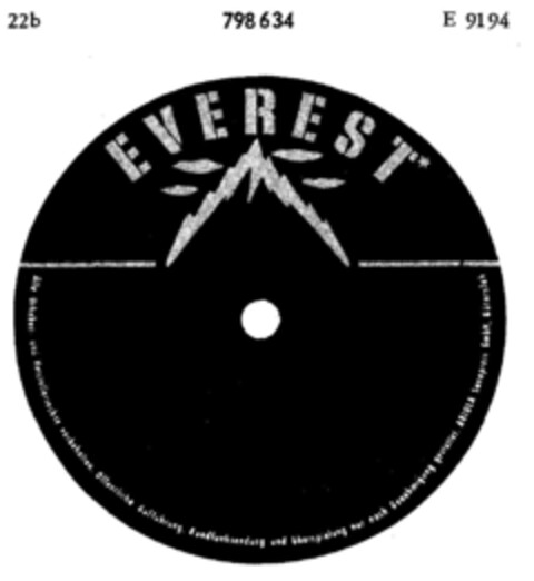 EVEREST Logo (DPMA, 06.04.1963)