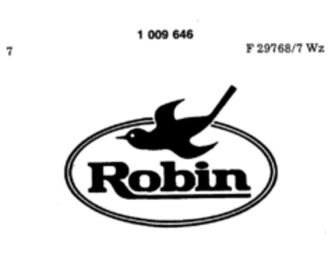 Robin Logo (DPMA, 03.04.1980)
