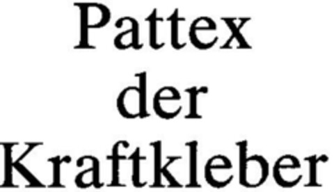 Pattex der Kraftkleber Logo (DPMA, 22.01.1977)