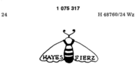 HAYES FIERZ Logo (DPMA, 05/21/1981)