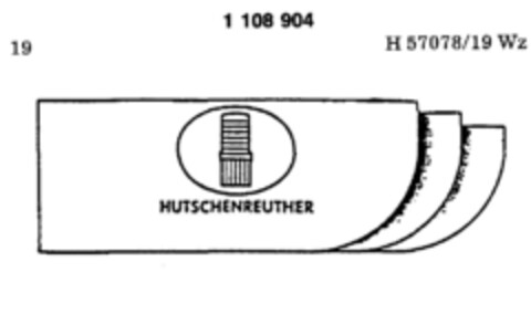 HUTSCHENREUTHER Logo (DPMA, 18.12.1986)