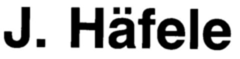 J.HÄFELE Logo (DPMA, 09/08/1989)