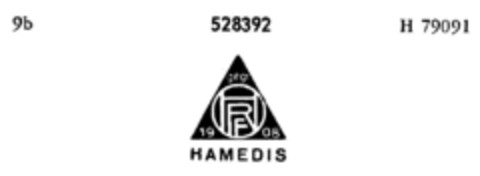 gegr. 1908 HAMEDIS Logo (DPMA, 22.12.1939)