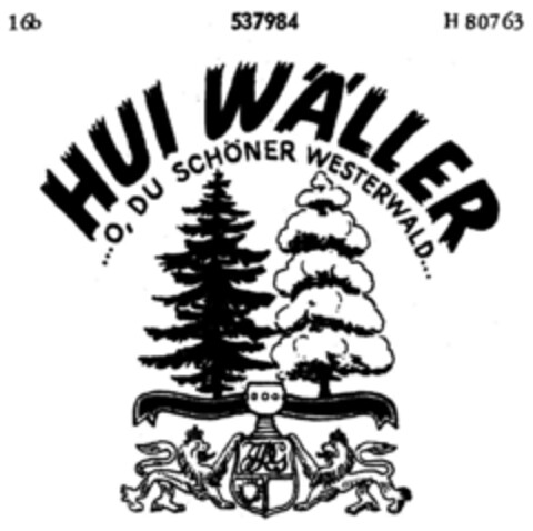 HUI WÄLLER Logo (DPMA, 07.02.1941)