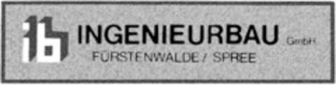 ib INGENIEURBAU Logo (DPMA, 25.03.1992)