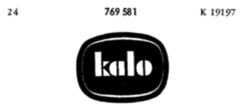 kalo Logo (DPMA, 16.09.1961)