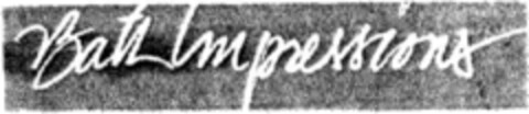 Bath Impressions Logo (DPMA, 11.08.1993)