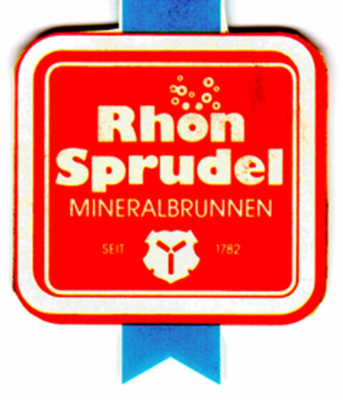 Rhön Sprudel MINERALBRUNNEN seit 1782 Logo (DPMA, 19.05.1976)