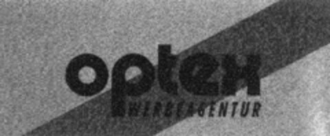 OPTEX WERBEAGENTUR Logo (DPMA, 21.03.1990)