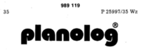 planolog Logo (DPMA, 02.04.1979)