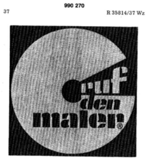 ruf den maler Logo (DPMA, 02.04.1979)