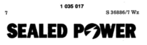 SEALED POWER Logo (DPMA, 11/10/1981)